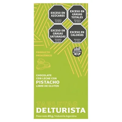 Chocolate con pistacchio Delturista Chocolate Pistaccio Delturista